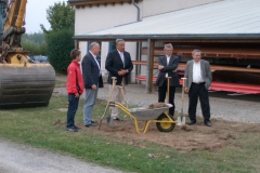 Spatenstich Anbau