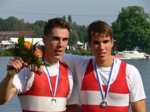 Jan und Torben bei der Siegerehrung in Ratzeburg 2008