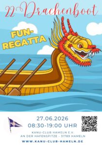 22. Hamelner Drachenboot Fun-Regatta 2026